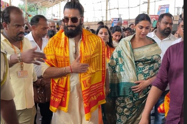 Deepika, Ranveer seek blessings in Siddhivinayak ahead of baby’s arrival