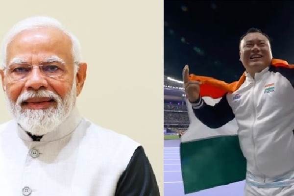 PM Modi congratulates Hokato Hotozhe Sema on bagging Bronze at Paris Paralympics