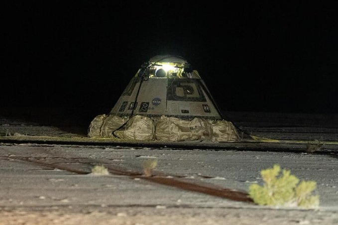 Boeing’s Starliner spacecraft returns to Earth safely without crew