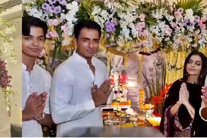 Sonu Sood shares touching story of his new home as he welcomes Bappa with joyful celebrations