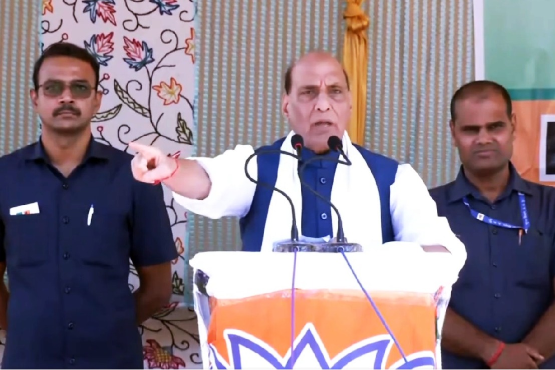 Pak calls PoK residents foreigners, we call them our citizens, says Rajnath Singh