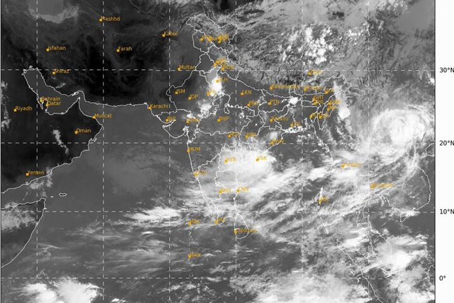 Heavy rains trigger flood alert in north coastal Andhra