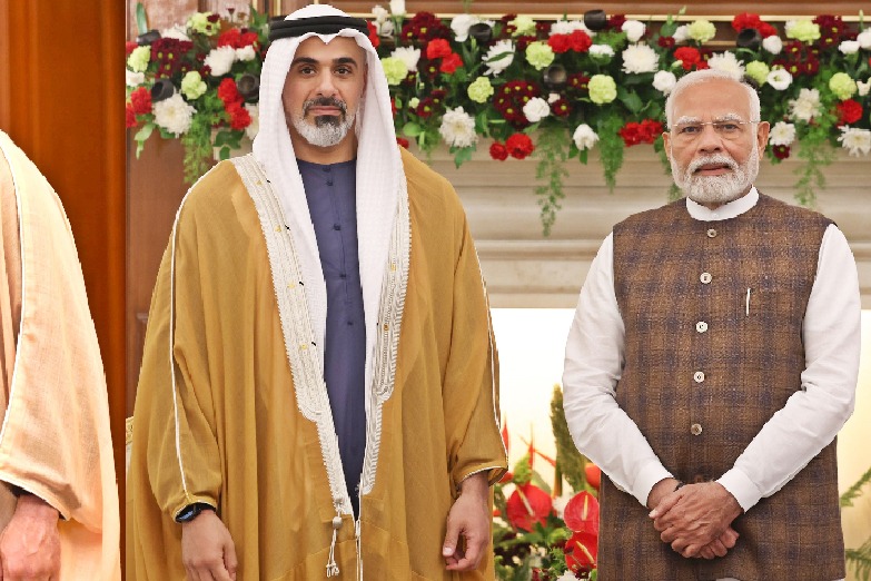 India and UAE solidify strategic partnership during Abu Dhabi Crown
 Prince's Delhi visit