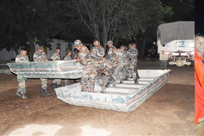 Army, NDRF join rescue operations in flood-hit Kakinada district