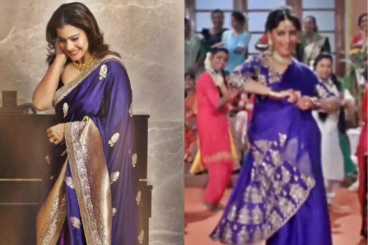 Kajol channels her inner Madhuri Dixit from 'Hum Aapke Hain Koun'