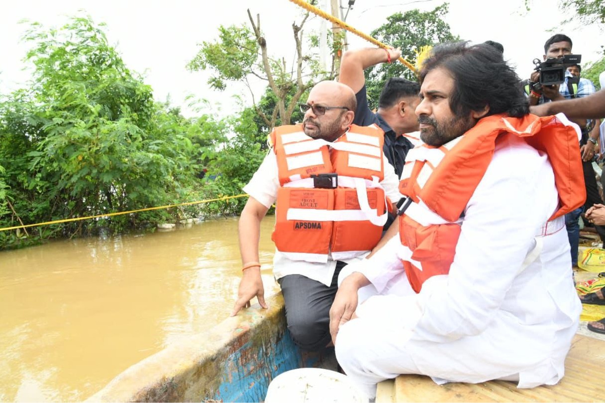 Andhra’s Deputy CM reviews flood situation in Eluru district