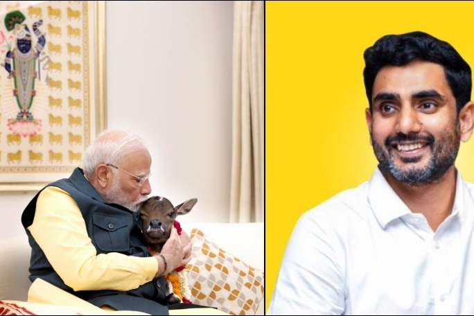 ‘Bit of Andhra’: Lokesh on newest resident of PM Modi’s house