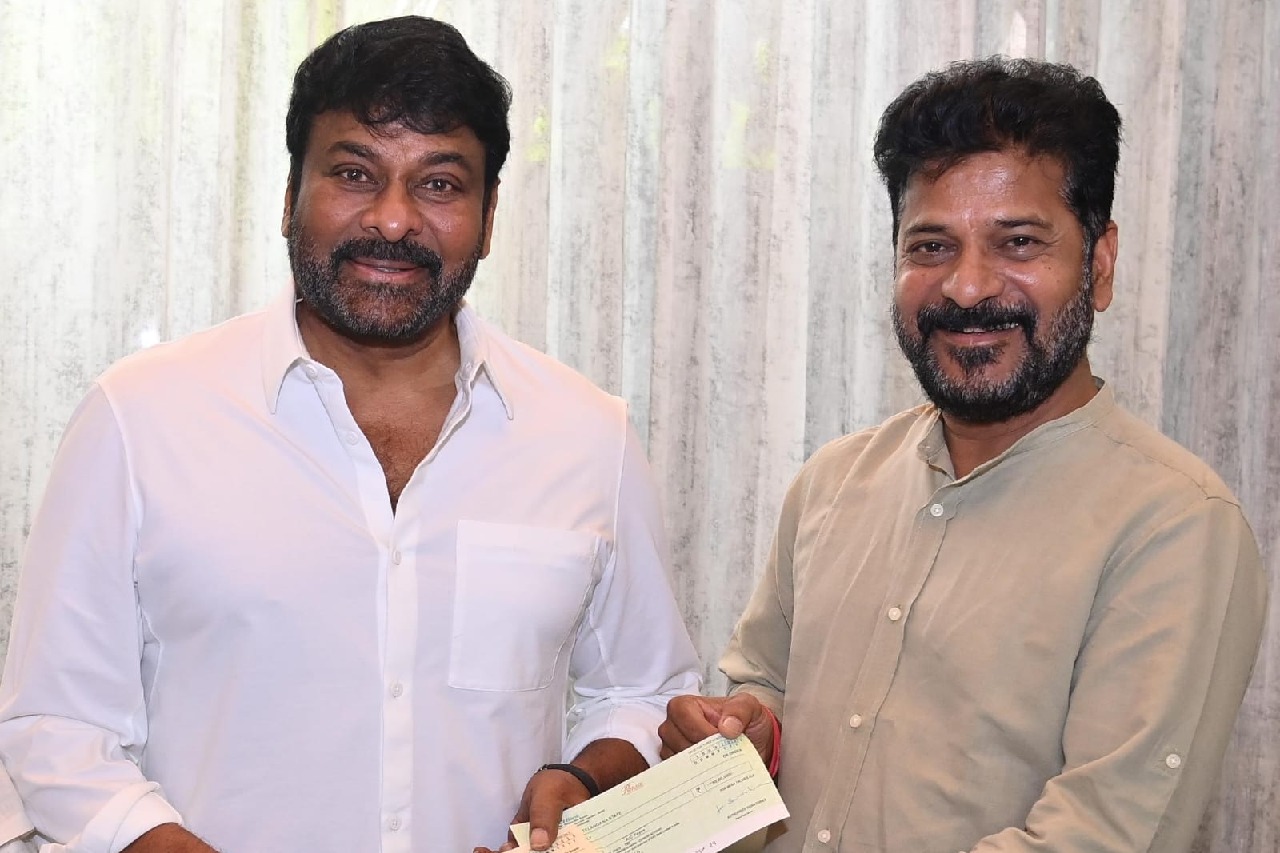 Chiranjeevi donates Rs 50 lakh to Telangana CM Relief Fund