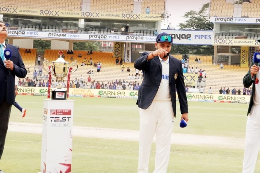 1st Test: India pick Akash Deep as third seamer as Bangladesh win toss & elect to bowl first