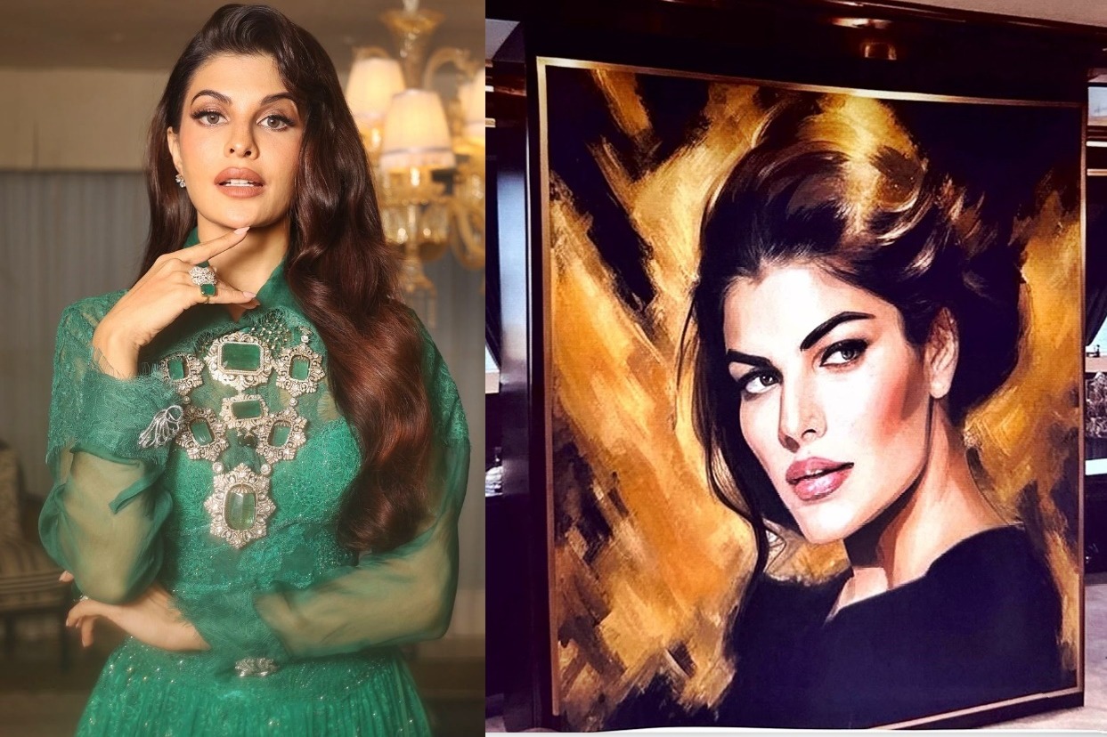 Sukesh Chandrashekhar unveils portrait of Jacqueliene; calls it ‘straight out of my dreams’