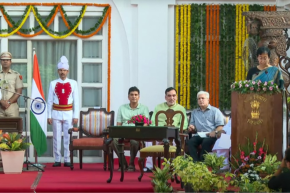 Atishi sworn-in as Delhi CM, becomes youngest leader to hold top post