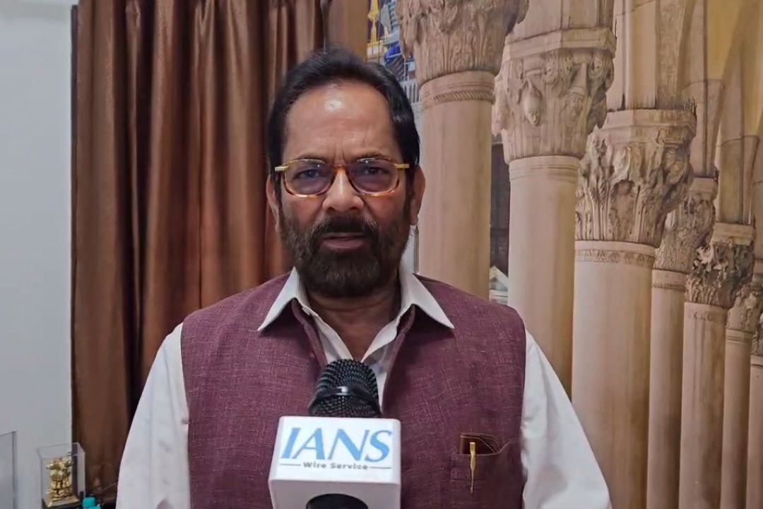 Kejriwal trying to turn spotlight on others to hide own failures: Naqvi (IANS Interview)