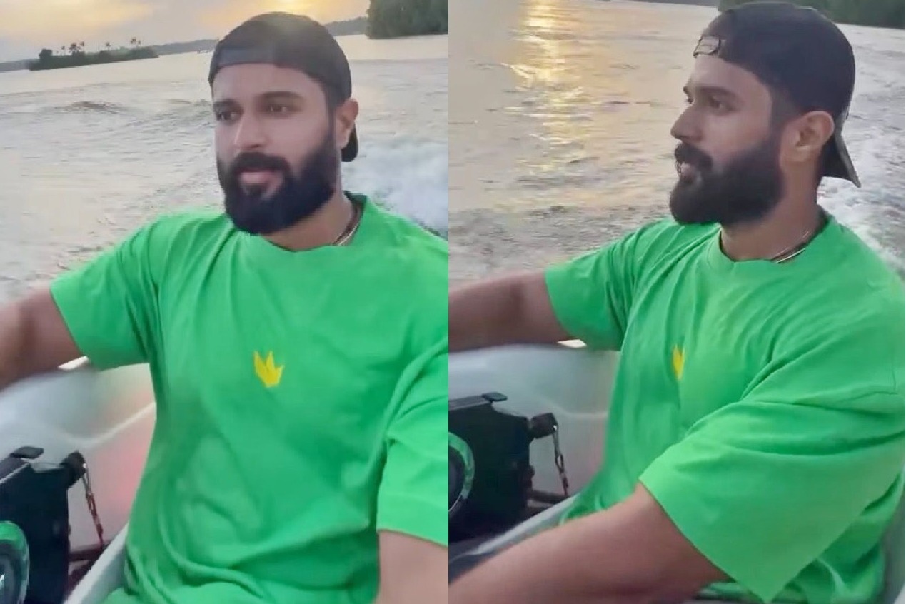 Vijay Deverakonda charms fans with sneak peek of his exciting boat
 ride adventure