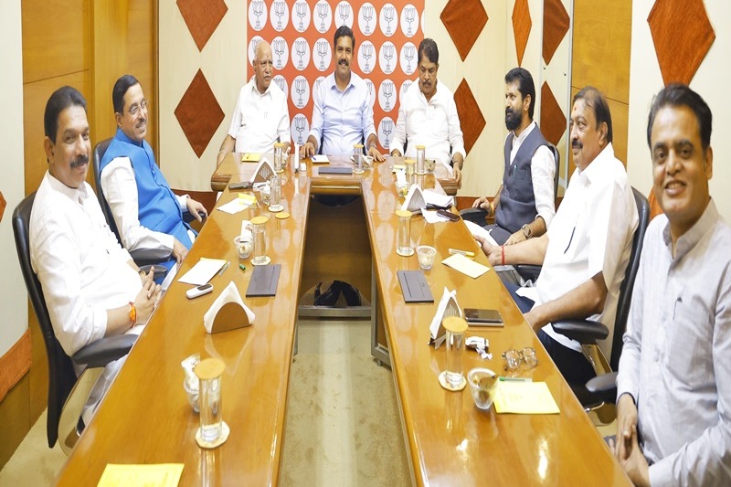 K'taka BJP core committee holds meeting to discuss by-election strategy