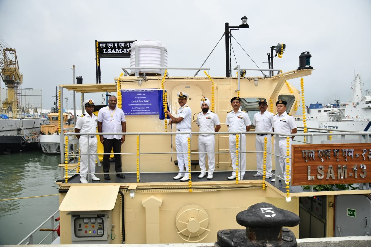 Indian Navy gets fifth missile and ammunition barge