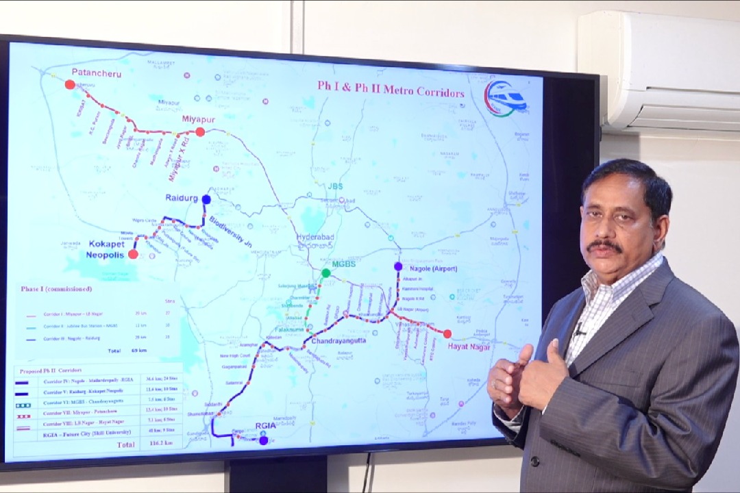 Second phase of Hyderabad Metro to cost over Rs 32,000 crore