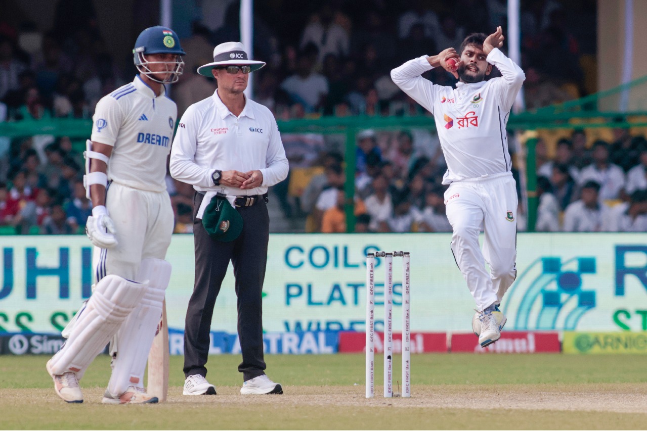 2nd Test: Mehidy Hasan Miraz admits to being surprised over India’s attacking approach