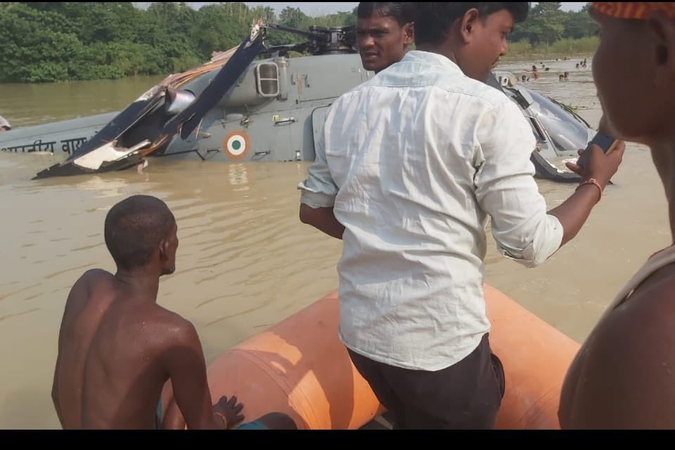 IAF helicopter makes emergency landing in Bihar’s Muzaffarpur