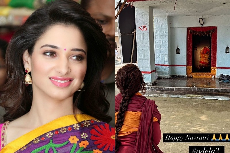 Tamannaah wishes 'happy Navratri' as she shared glimpse from 'Odela 2'