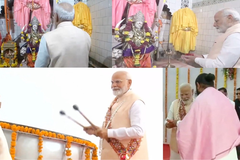 PM performs darshan at Poharadevi temple, inaugurates Banjara Virasat Museum