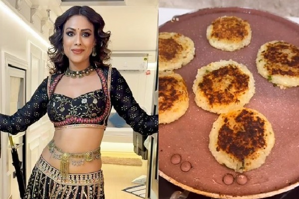 Nia Sharma flaunts her culinary skills as she makes special Navratri delicacy