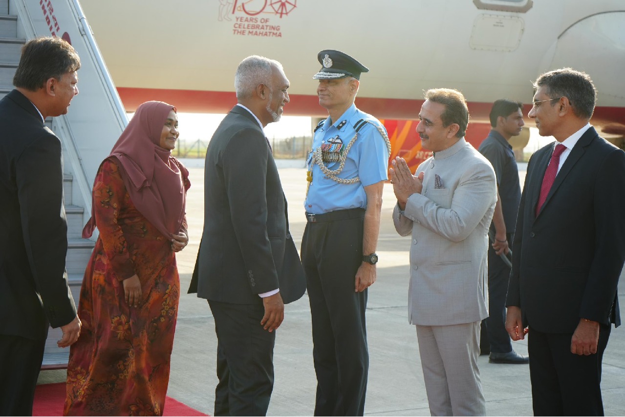 Maldives President Muizzu arrives in India on first state visit