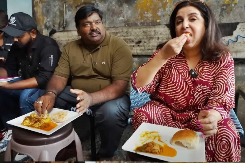 Farah Khan cooks angara chicken with vlogger R Rajesh