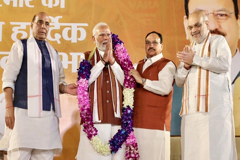 HM Shah terms BJP's victory in Haryana historic; commends party's performance in J&K