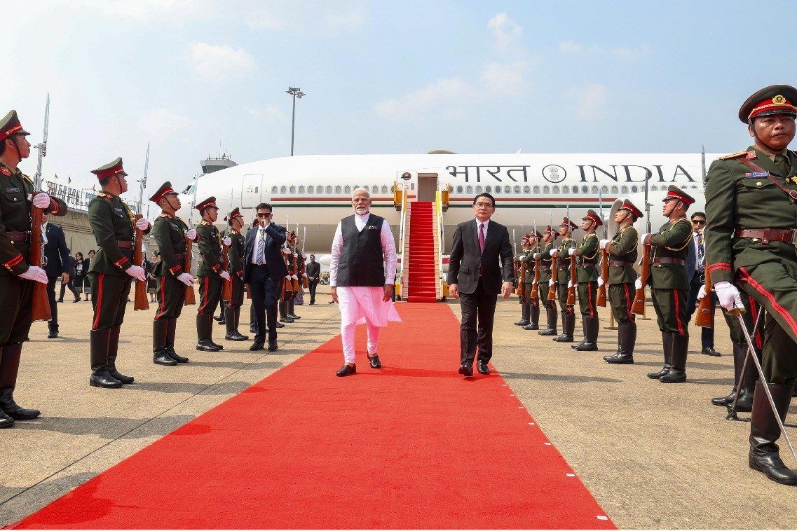 PM Modi arrives in Laos for ASEAN-India, East Asia summits