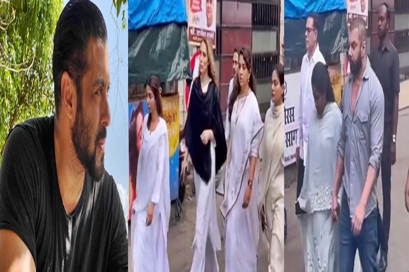 Salman Khan’s family reaches Baba Siddique’s home, superstar gives it a miss