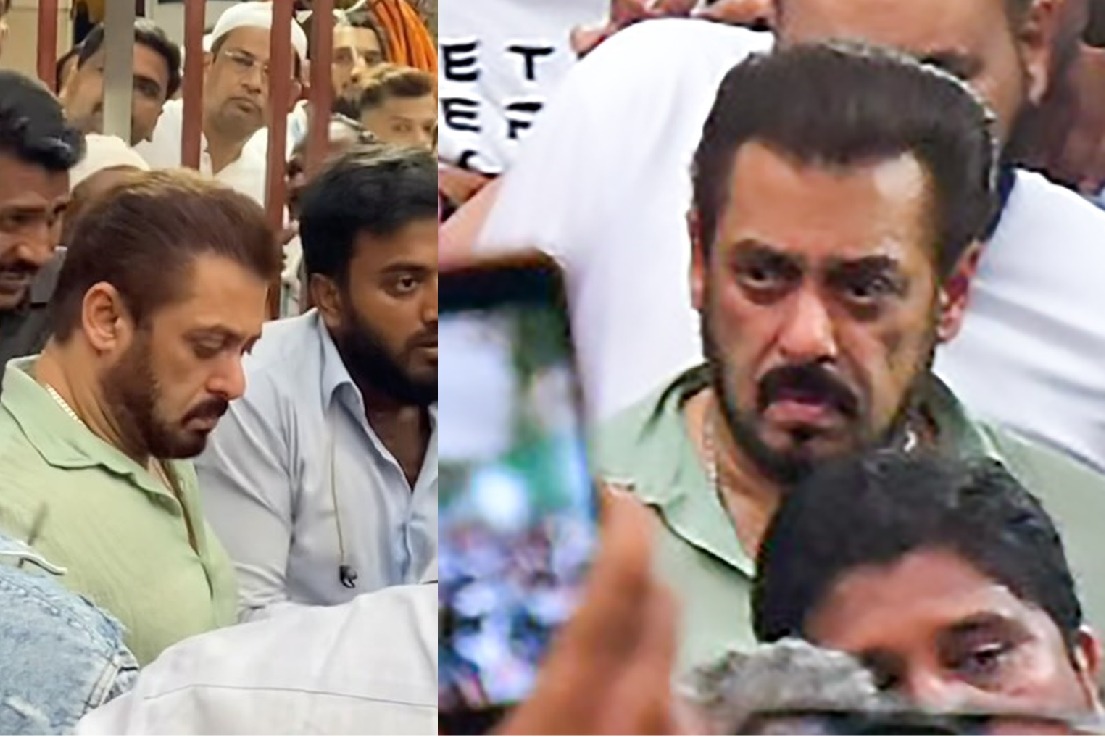 Salman Khan arrives at Baba Siddique’s surrounded by heavy security