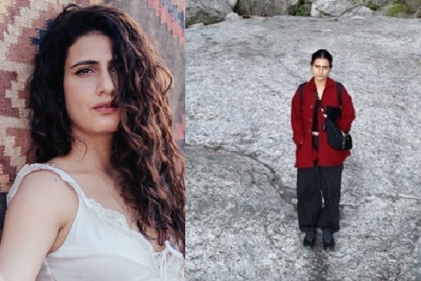 Fatima Sana Shaikh shares video posing amidst stunning mountain backdrop