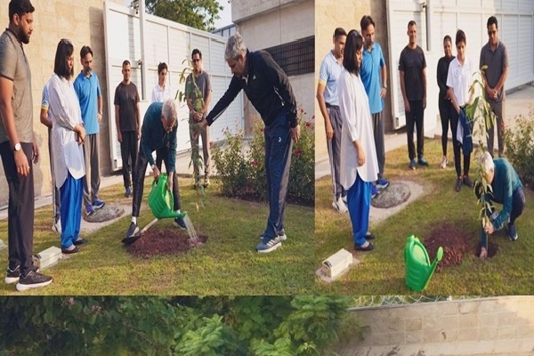 S Jaishankar takes a stroll at Indian High Commission in Pakistan, plants Arjuna sapling