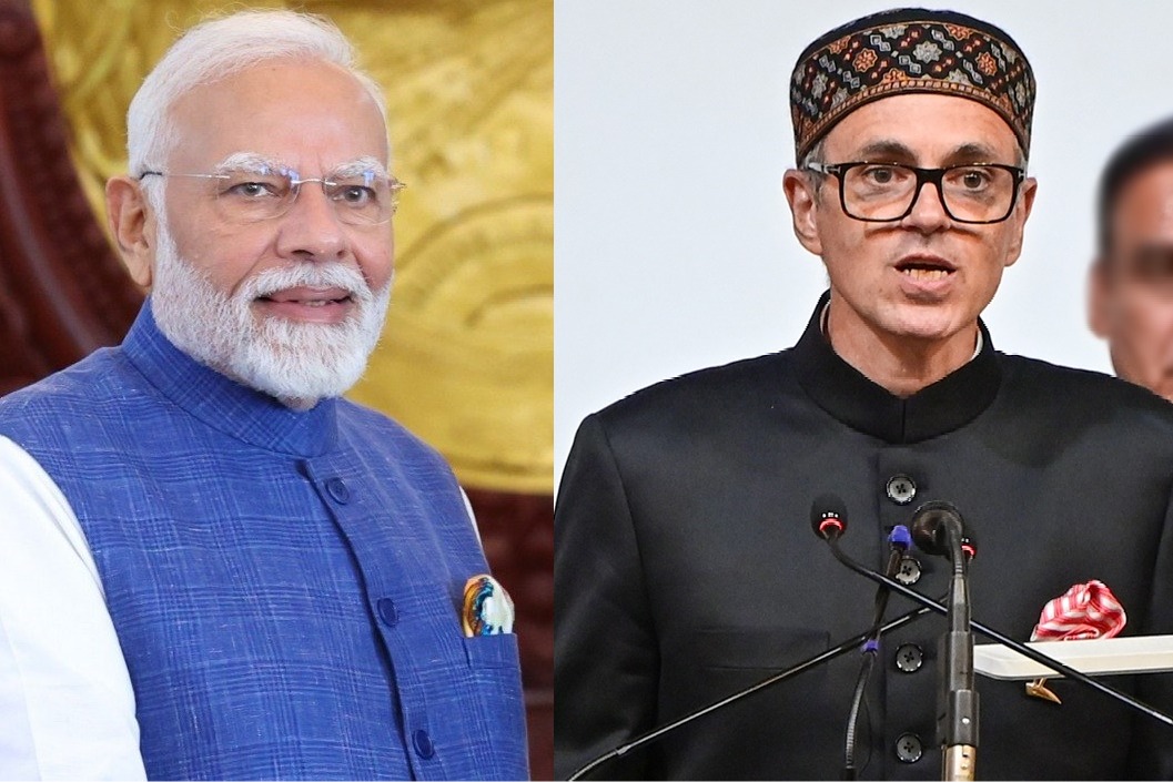 PM Modi greets Omar Abdullah, says Centre will work closely with him for J&K’s progress