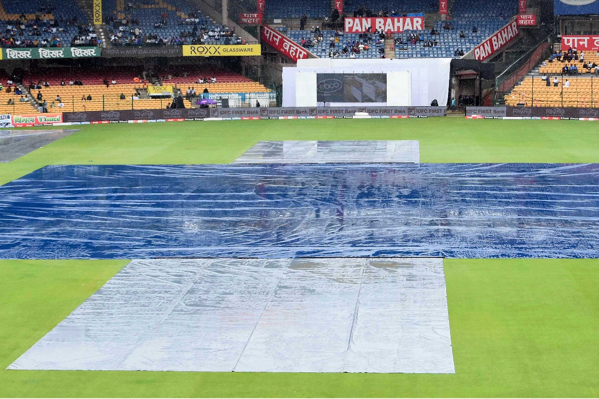 INDvNZ, 1st Test: Day 1 play called off due to rain in Bengaluru