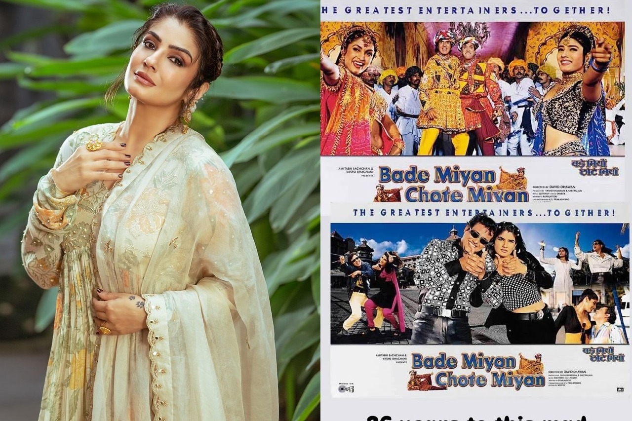 Raveena Tandon celebrates 26 years of ‘Bade Miyan Chote Miyan’