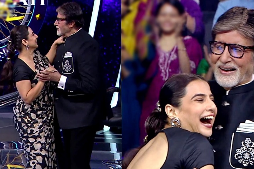 Vidya Balan sets KBC stage on fire with BIG B!