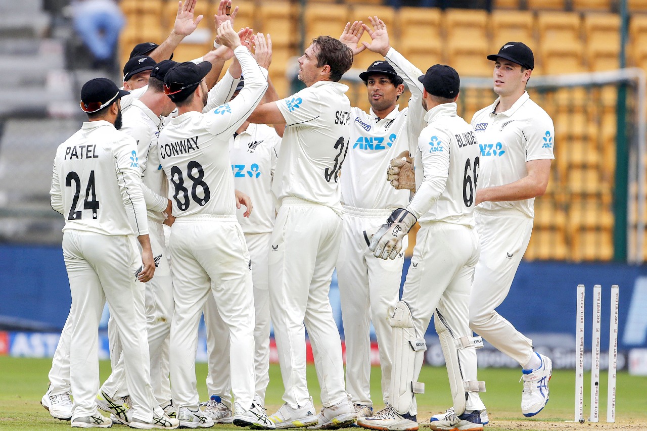 1st Test: O’Rourke picks three as NZ gain upper hand by reducing India to 34/6