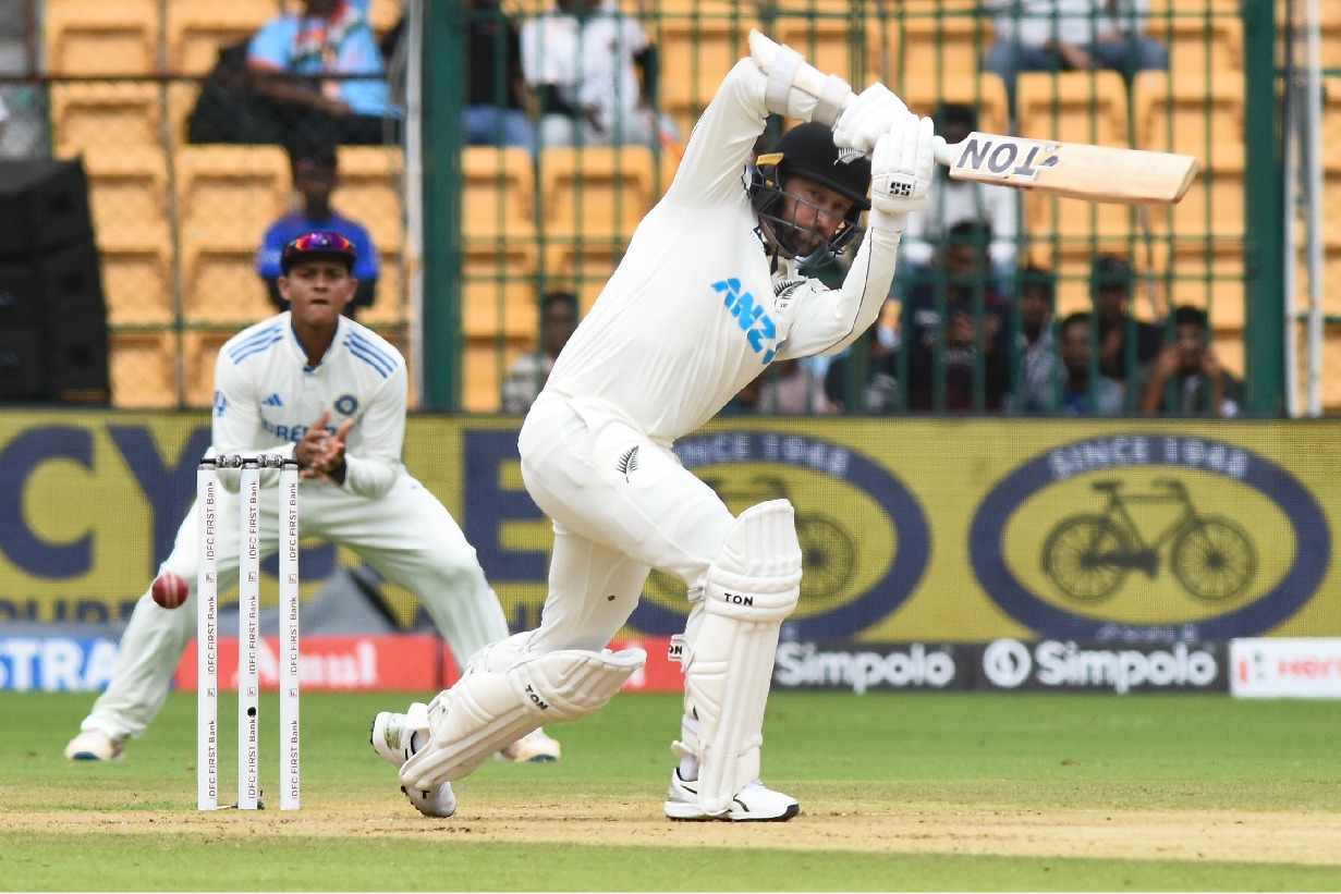 1st Test: Conway scores 91 as New Zealand end day two at 180/3, lead India by 134 runs