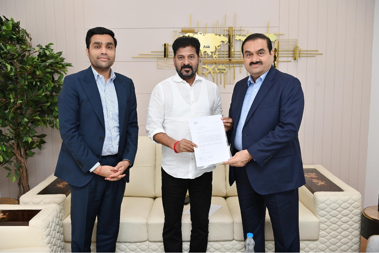 Adani Foundation donates Rs 100 crore for Telangana’s Young India Skills University