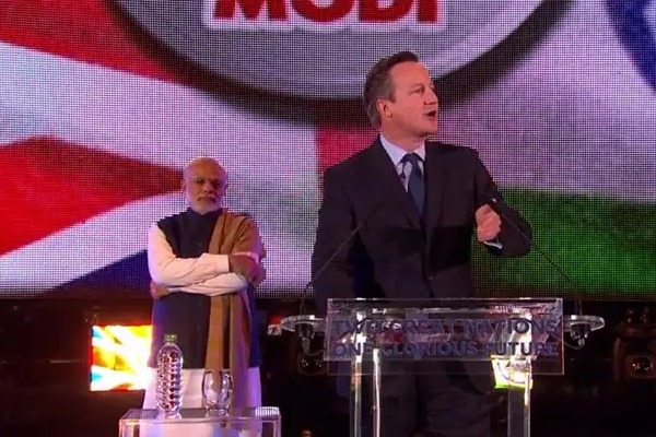 David Cameron recounts memorable speech with PM Modi at Wembley Stadium