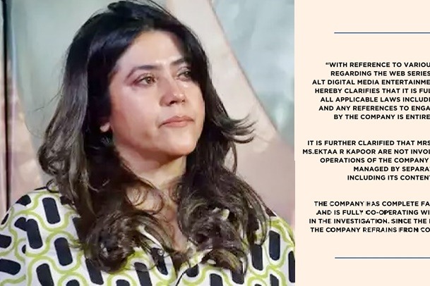 Ekta Kapoor offers clarification on POCSO case