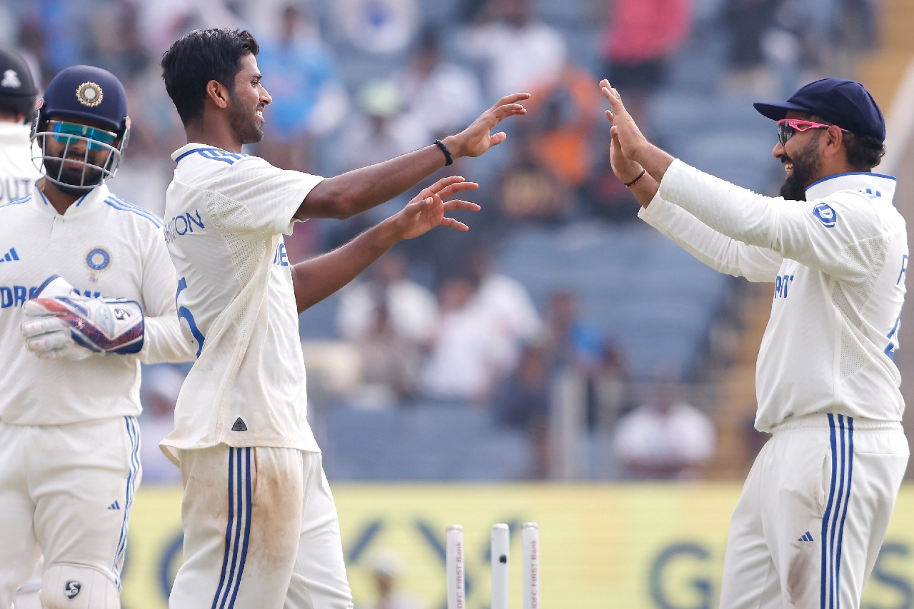 2nd Test: Washington picks career-best 7-59 as India bowl out NZ for 259