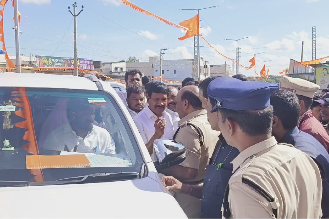 Tension during public hearing on Pharma Village in Telangana's Vikarabad district