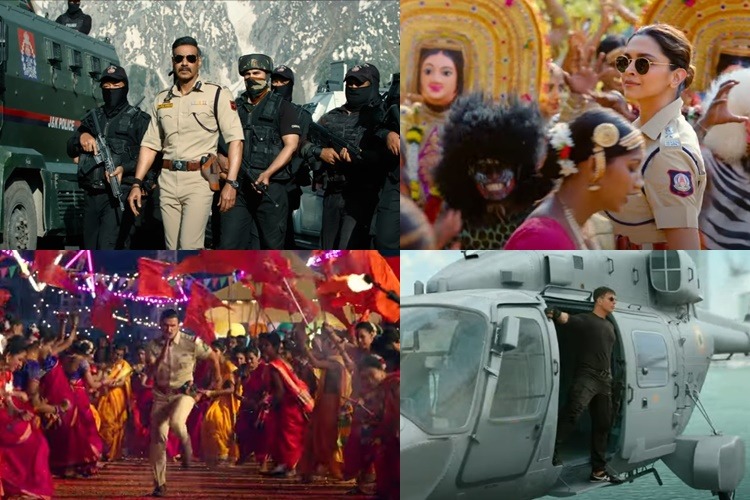 ‘Singham Again’ title track is packed with action extravaganza