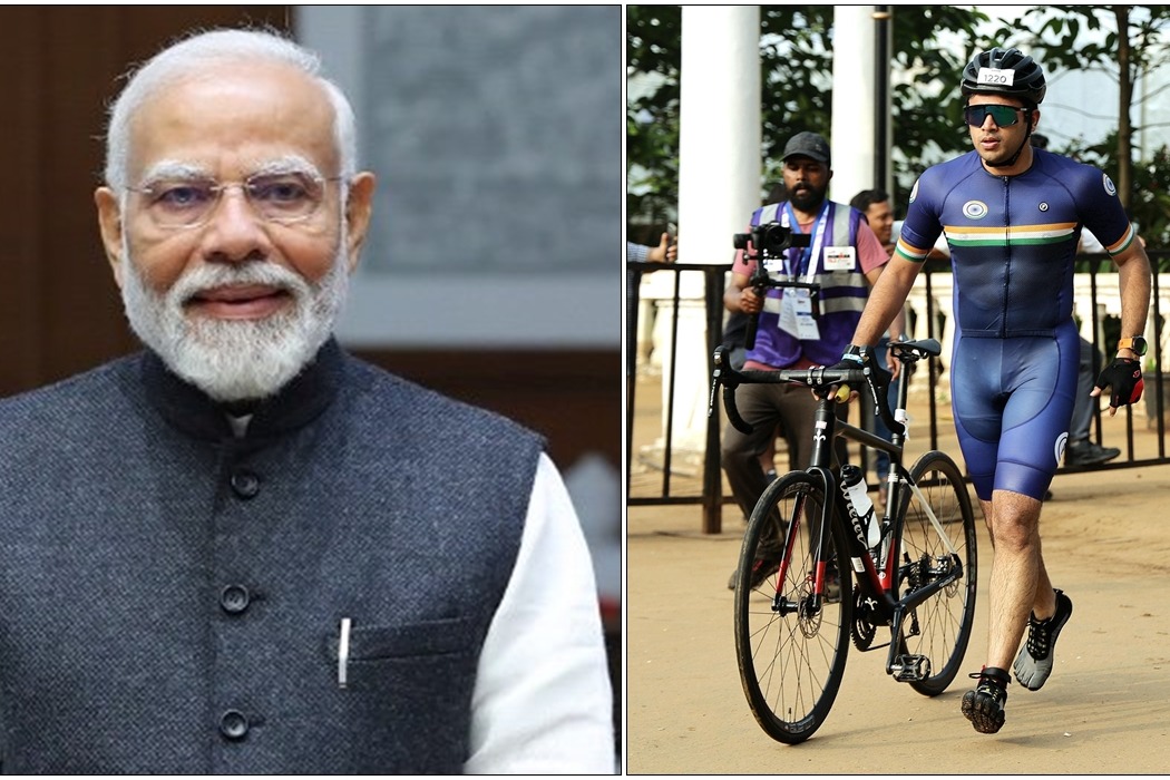 ‘Commendable feat’: PM Modi on Tejasvi Surya completing Ironman 70.3 event