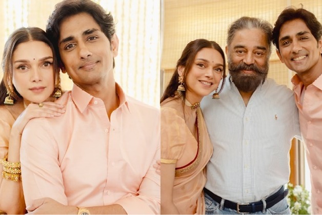 Aditi Rao, Siddharth share heartwarming moments with Kamal Haasan and Mani Ratnam