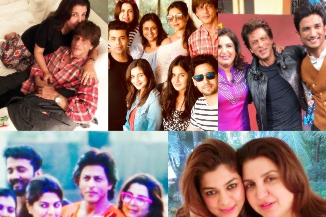 Farah Khan posts 'tons of happy memories' with SRK on 59th birthday