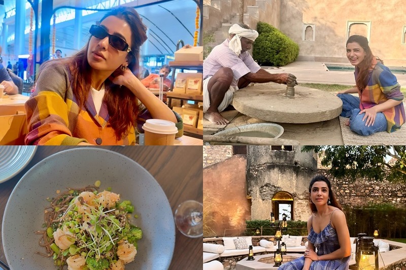 Samantha Ruth shares glimpses of her 'blissful few days' in Rajasthan