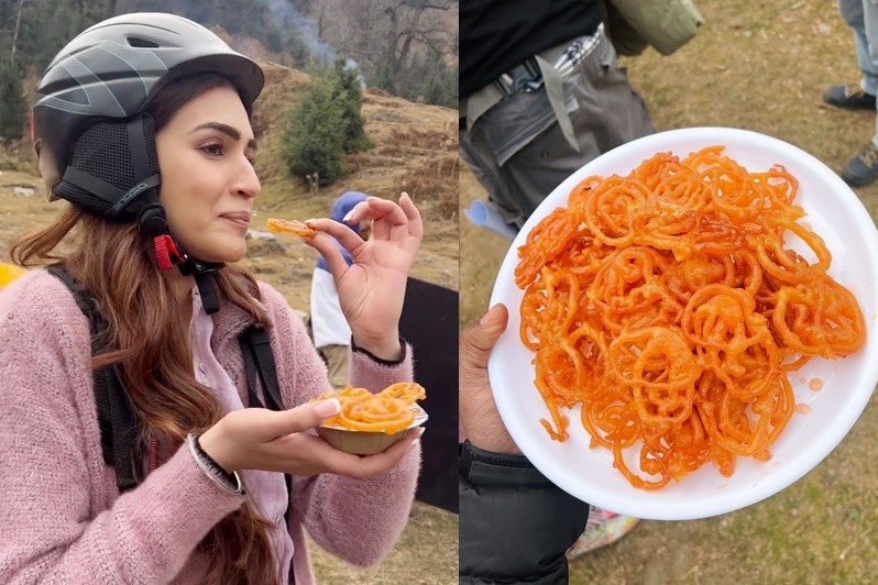 Kriti Sanon is relishing the ‘best Jalebi in best weather’